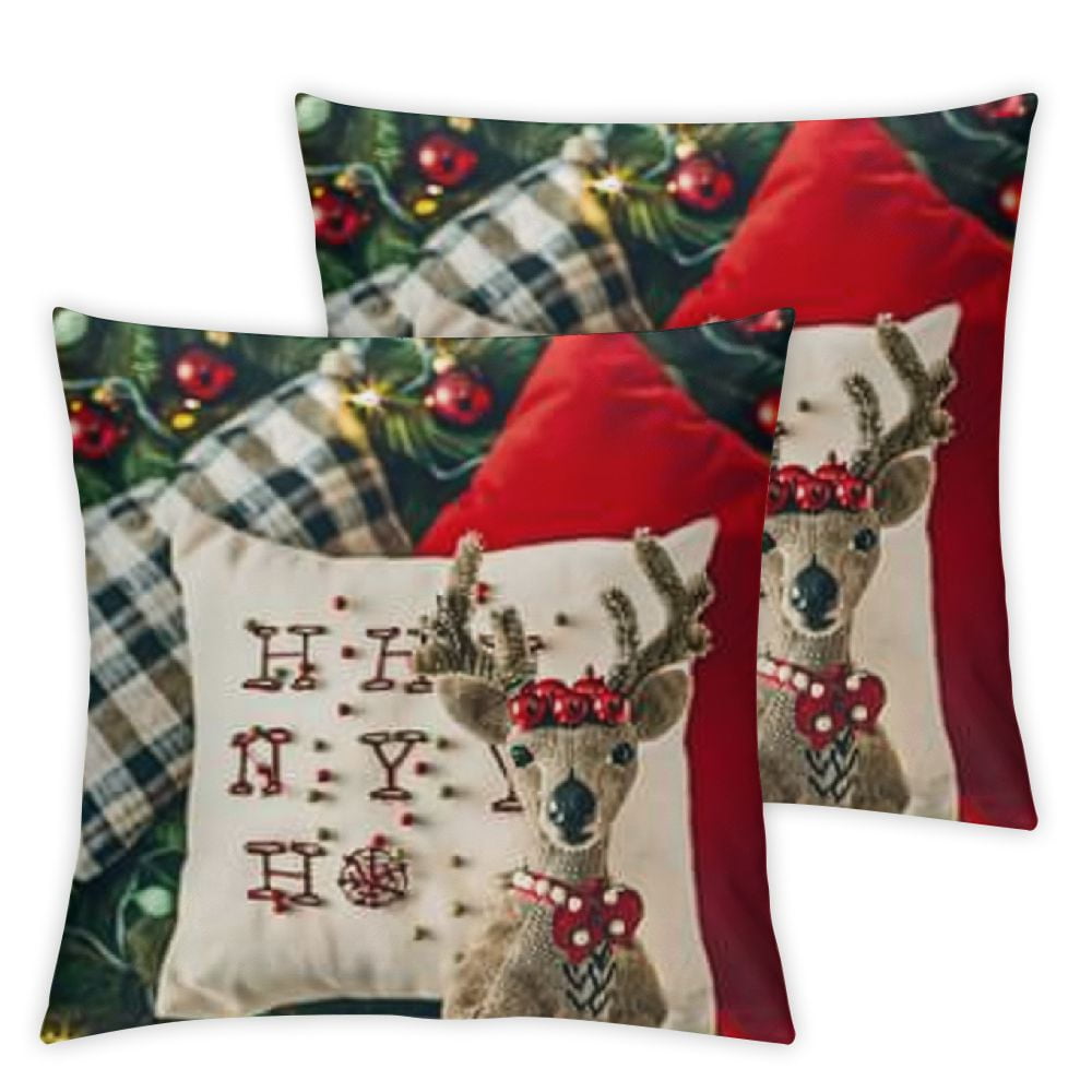 Christmas Reindeer Bell Pillow, Count