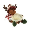 thumbnail image 1 of Christmas Reindeer Candy Basket Fruit Basket Decoration Desktop Ornament - Charming Basket for Christmas, Great for Displaying Treats, 1 of 6