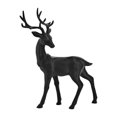 thumbnail image 1 of Christmas Reindeer Figurine Decor, Festive Home Figurine Christmas Holiday Elk Sculpture Ornamenttabletop Decor,Living Room Office Desk Decorative Statue, 1 of 6
