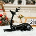 thumbnail image 1 of Christmas Reindeer Figurines Exquisite Deer Wine Cabinet Ornaments Back Deer Seated & Standing Elegant Craft Home Living Room Room TV Cabinet Decoration Deer Ornaments, 1 of 6