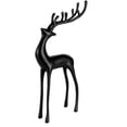 thumbnail image 1 of Christmas Reindeer Figurines Home Decor Tabletop Modern Statues for Living Room Bedroom Office Garden Backyard Decoration 9.8 Inches, 1 of 4
