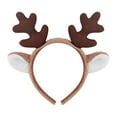 thumbnail image 1 of Christmas Reindeer Headband, Cloth, Soft Ear Design, Easy Clip-On, Suitable for Kids/Adults, Ideal for Holiday Parties/Dress-Up, 1 of 6