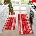 thumbnail image 1 of Christmas Reindeer Kitchen Rugs Sets of 2 Non Slip Kitchen Mats for Floor Anti Fatigue Red Kitchen Floor Mats Waterproof Xmas Comfort Standing Mat for Kitchen Sink Home Office, 1 of 6