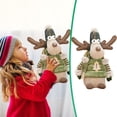thumbnail image 1 of Christmas Reindeer Plush Doll for Home Decorations,Plush Stuffed Xmas Deer Holiday Decoration Handmade Christmas Table Decor Ornament Elk Figurines for Home Indoor Fall Winter Party(B), 1 of 9