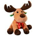 thumbnail image 1 of Christmas Reindeer Plush Toy Super Soft Deer Plush Doll Moose Stuffed Animal Lovely Elk Toy for Home Decor, Gifts, 1 of 6