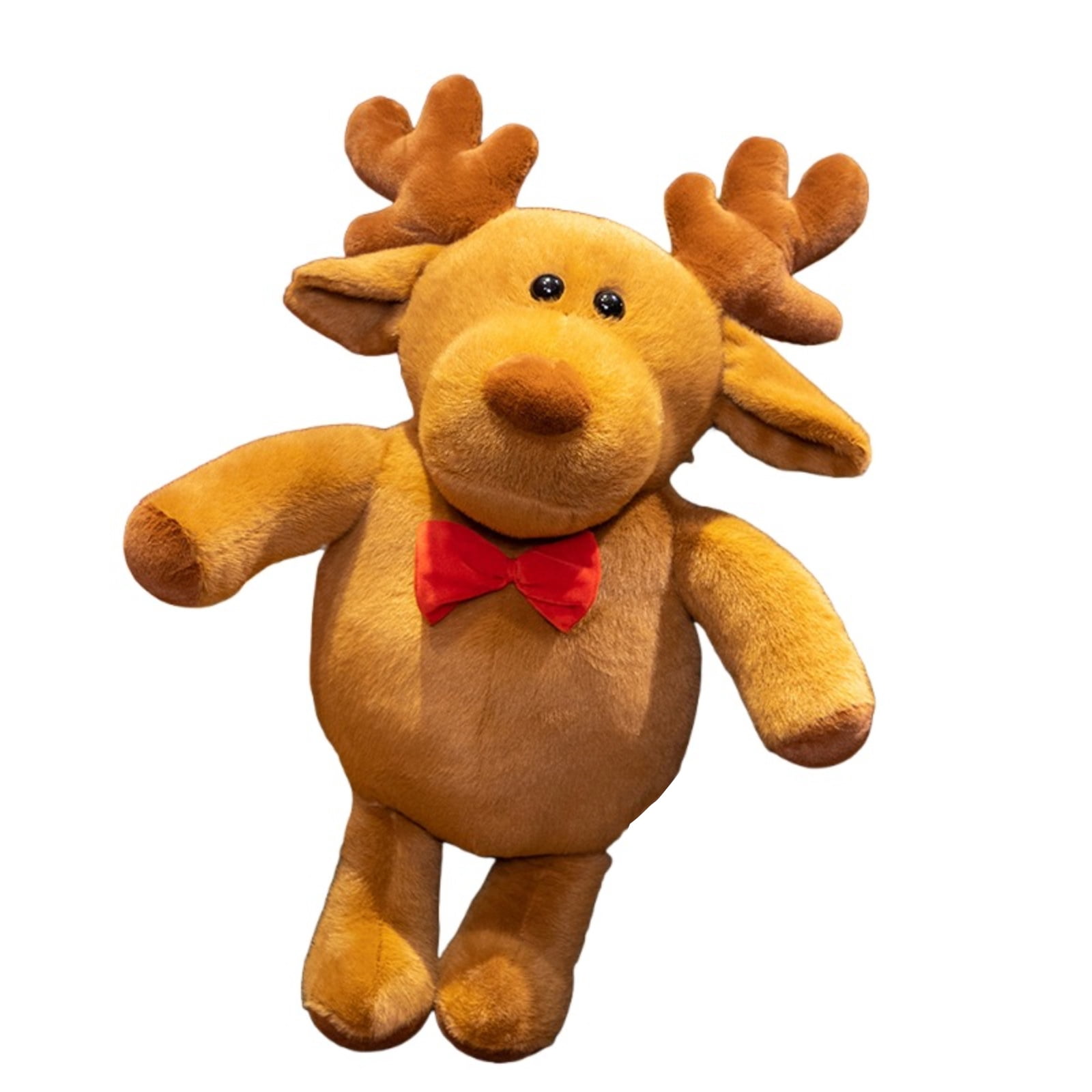 Christmas Reindeer Plush Toy with Red Bow Tie 27.5