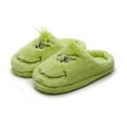 thumbnail image 1 of Christmas Reindeer Slippers for Womens Mens Plush Warm Santa Claus Slippers Fuzzy House Slippers Christmas Gifts For Girls Women Girlfriend(5-6Women/4-5Men), 1 of 7