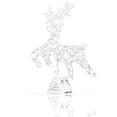 thumbnail image 1 of Christmas Reindeer Tree Topper Lighted Glitter Tree Topper with LED Lights Big Elk Deer Xmas Tree Top for Christmas Tree Decoration (Elk), 1 of 6