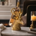 thumbnail image 1 of Christmas Reindeer Wine Bottle Holder, Cute Deer Holiday Decoration, Festive Bottle Wrap Ornament, Winter Party Table Decor Accessory for Home Kitchen Dining Display, 1 of 6