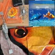 Christmas Remote Control Flying Shark Toy - Inflatable RC Balloon (Blue), Durable | Kids Gift for Christmas/Halloween/Birthdays | Outdoor/Pool Fun for Boys & Girls, Holiday/Summer Activity