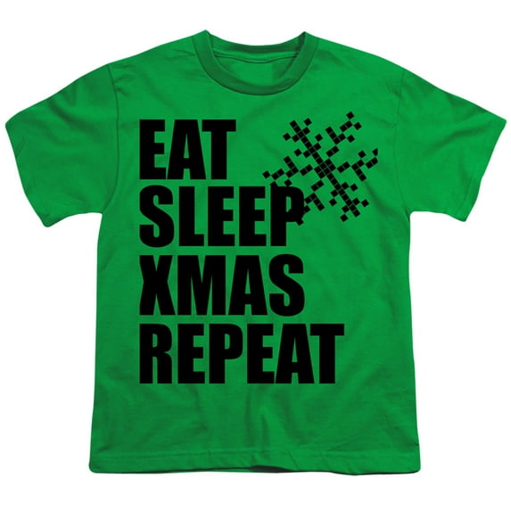 Christmas Repeat Unisex Youth T Shirt