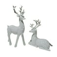 thumbnail image 1 of Christmas Resin Deer Ornaments, Holiday Home Decorations, Luxurious Gold Silvery Red Resin Figurines, Elegant Festive Living Room TV Cabinet Accents, 1 of 7