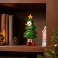 thumbnail image 1 of Christmas Resin Duck Figurine In Christmas Tree Costume, Cute Desktop Holiday Display Ornament, 1 of 6