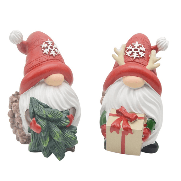 Christmas Resin Gnomes Handmade Christmas Resin Gnomes Holiday Present, Winter Table Christmas Tree Christmas Decor