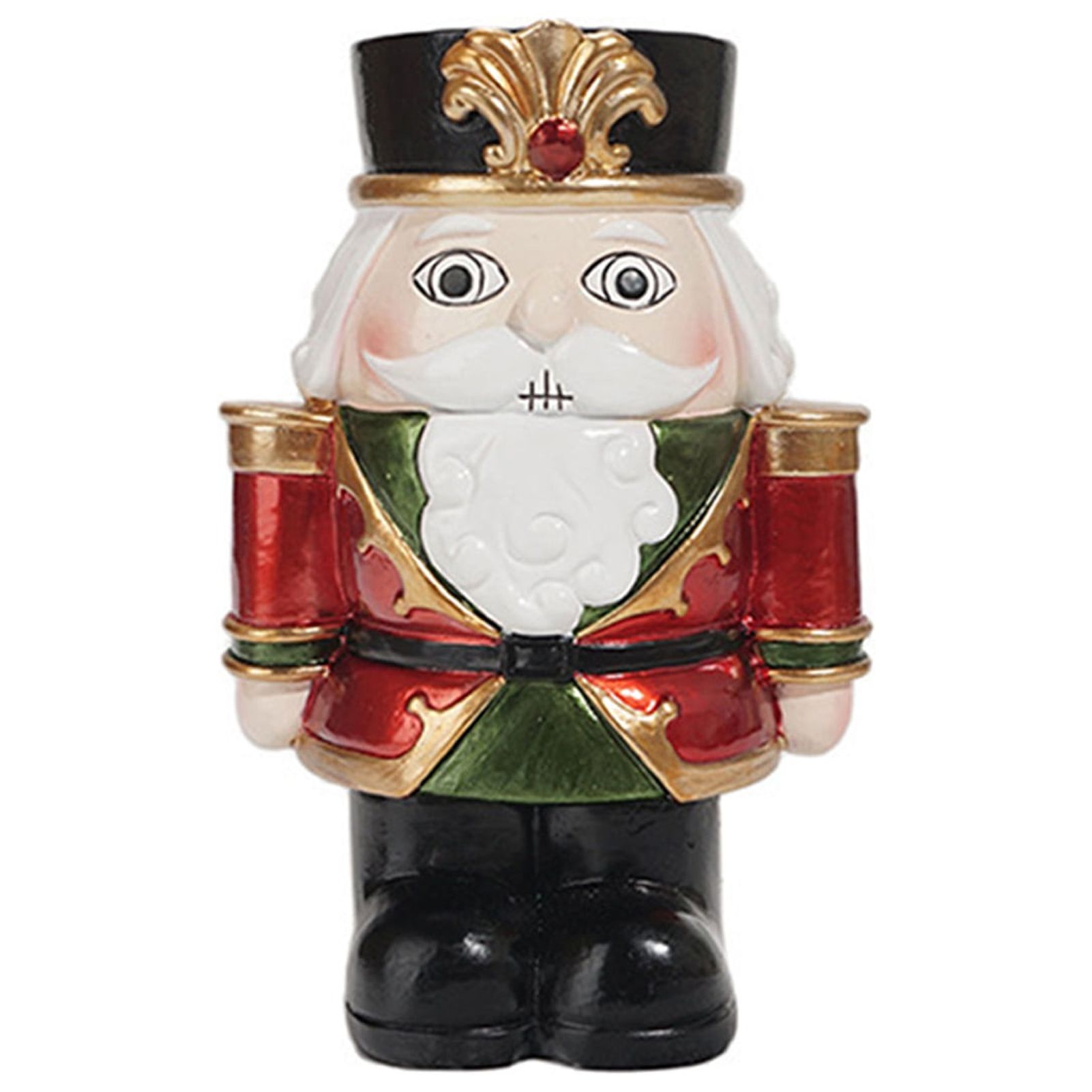 Christmas Resin Nutcracker Candle Holder Christmas Adorable Nutcracker