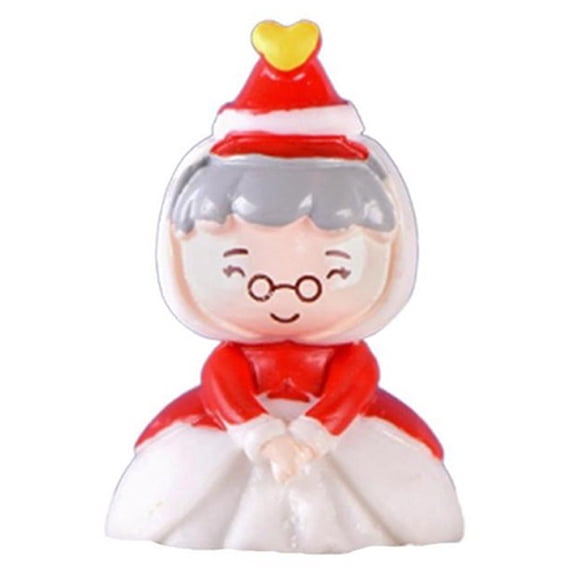 Christmas Resin Ornaments Cartoon Outdoor Accessories Fairy Garden Miniatures DIY House Craft Gift for Men Women