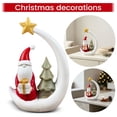 thumbnail image 1 of Christmas Resin Tabletop Figurine, Festive Indoor Desktop Decoration，Ornament,Christmas Holiday Centerpiece for Xmas Shelf, Mantel and Living Room Home Seasonal Decor,6x4Inch, 1 of 4