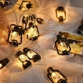 thumbnail image 1 of Christmas Retro Black Kerosene Lantern String Lights, Solar Energy Powered String Lights for Christmas Decorations Indoor Outdoor Patio Decorations Black 59.06 Inch, 1 of 9
