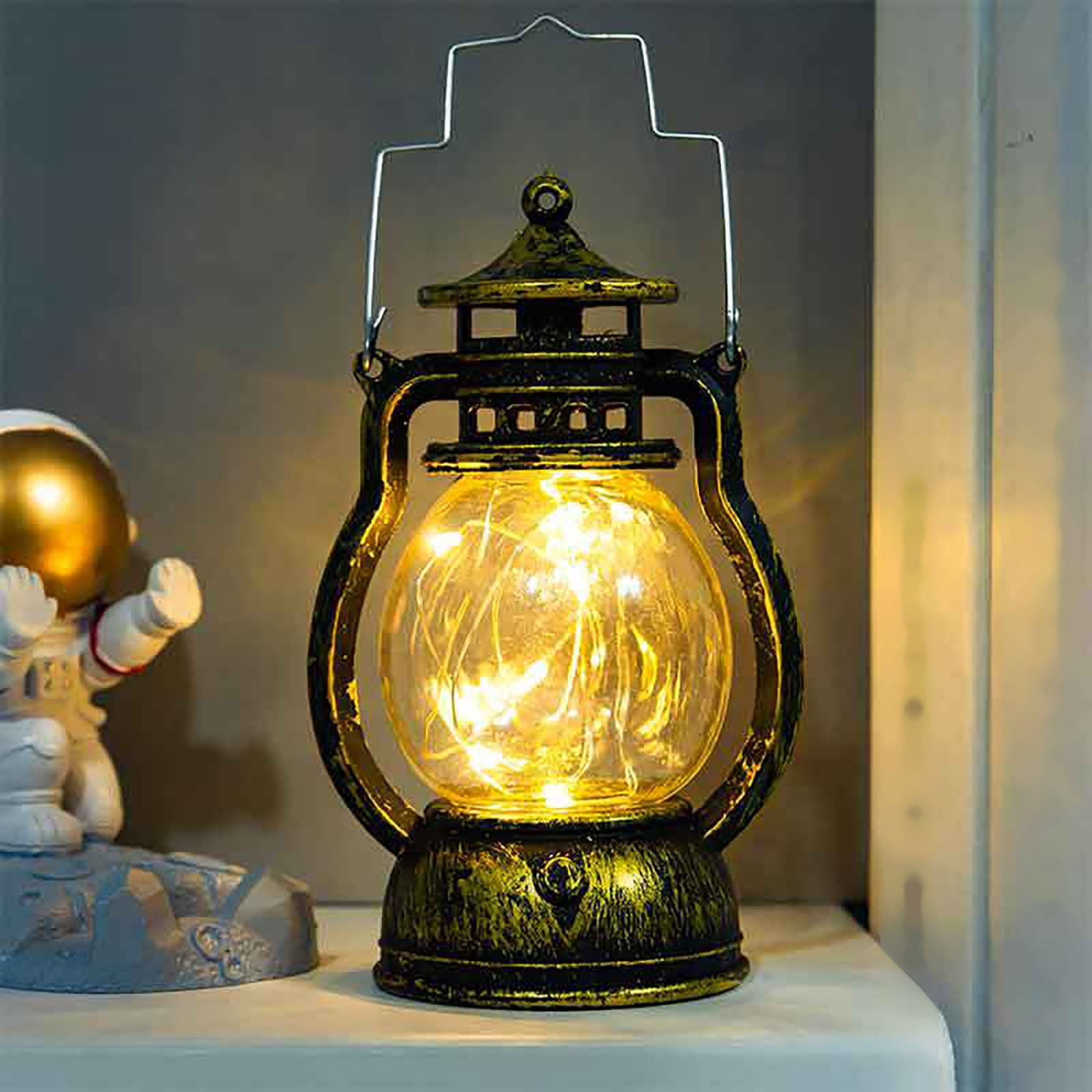 Christmas Retro Small Oil Lamp Electronic Candle Lamp Creative Horse