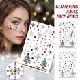 thumbnail image 1 of Christmas Rhinestone 4.5 Inch Snowflake Glitter Face Jewels Winter Festive Gems for Holiday Party Makeup and Christmas Diy Accessories, 1 Pack, 1 of 6