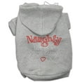 thumbnail image 1 of Christmas Rhinestone Pet, Dog  Cat Hoodie, "Naughty, But In A Nice Way", 1 of 6