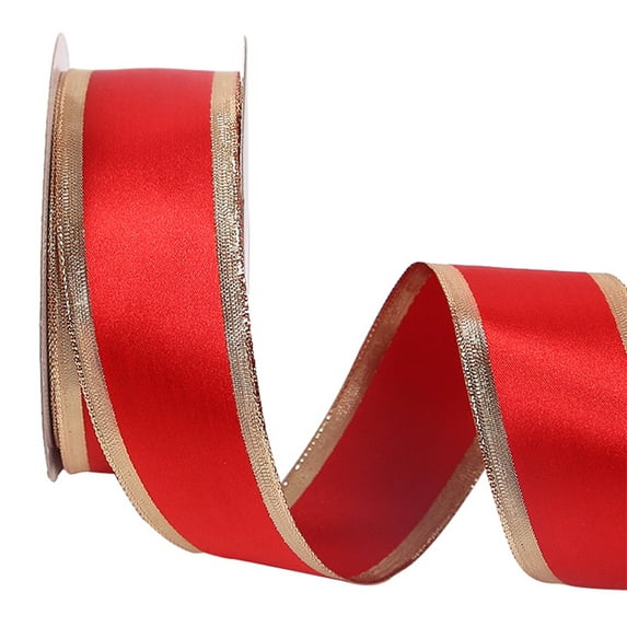 1 Roll Red Flower Cake Box Packing Ribbons Gift Wrap Accessories Party DIY Garland Decorative String Birthday Gift Wrapper Ribbons Props