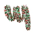 Library Ladder Railing Christmas Ribbon Garland Set for Tree Stair Railing and Front Door in ...
