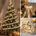 thumbnail image 1 of Christmas Ribbon LED String Lights, Satin Bow Copper Wire Decor, Christmas Tree Decoration Pendant Lights, 1 of 6