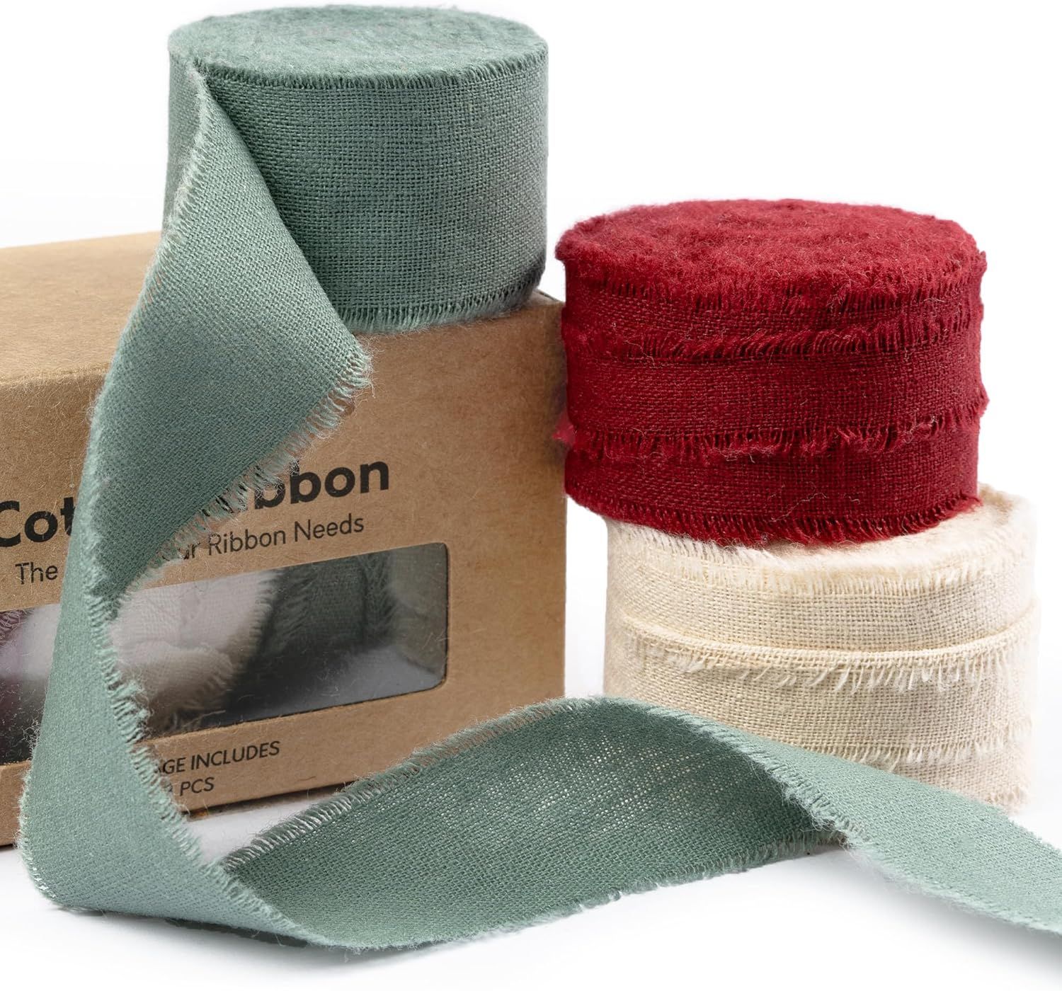 Bdf Button Ribbon Christmas Ribbon Set 1