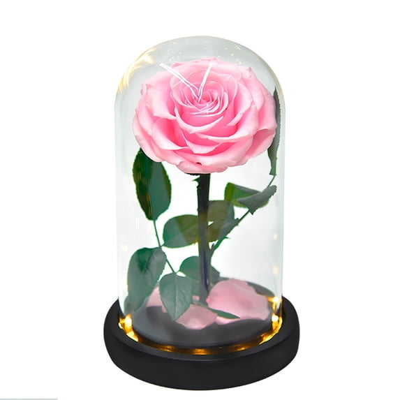 Logth Forever Rose In Heart Box – Preserved Real Roses, Valentine's Day Gift For Her