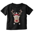 thumbnail image 1 of Christmas Rudolph Reindeer Stitch Toddler Baby Graphic T Shirt Brisco Brands 24M, 1 of 1