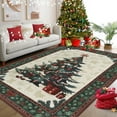 thumbnail image 1 of Christmas Rugs Area Rug Washable Rug for Bedroom, Soft Non-Slip Stain Resistant Rug for Living Room, Christmas Tree Print Holiday Decor Untra-Thin Carpet Rugs for Office, 1 of 12