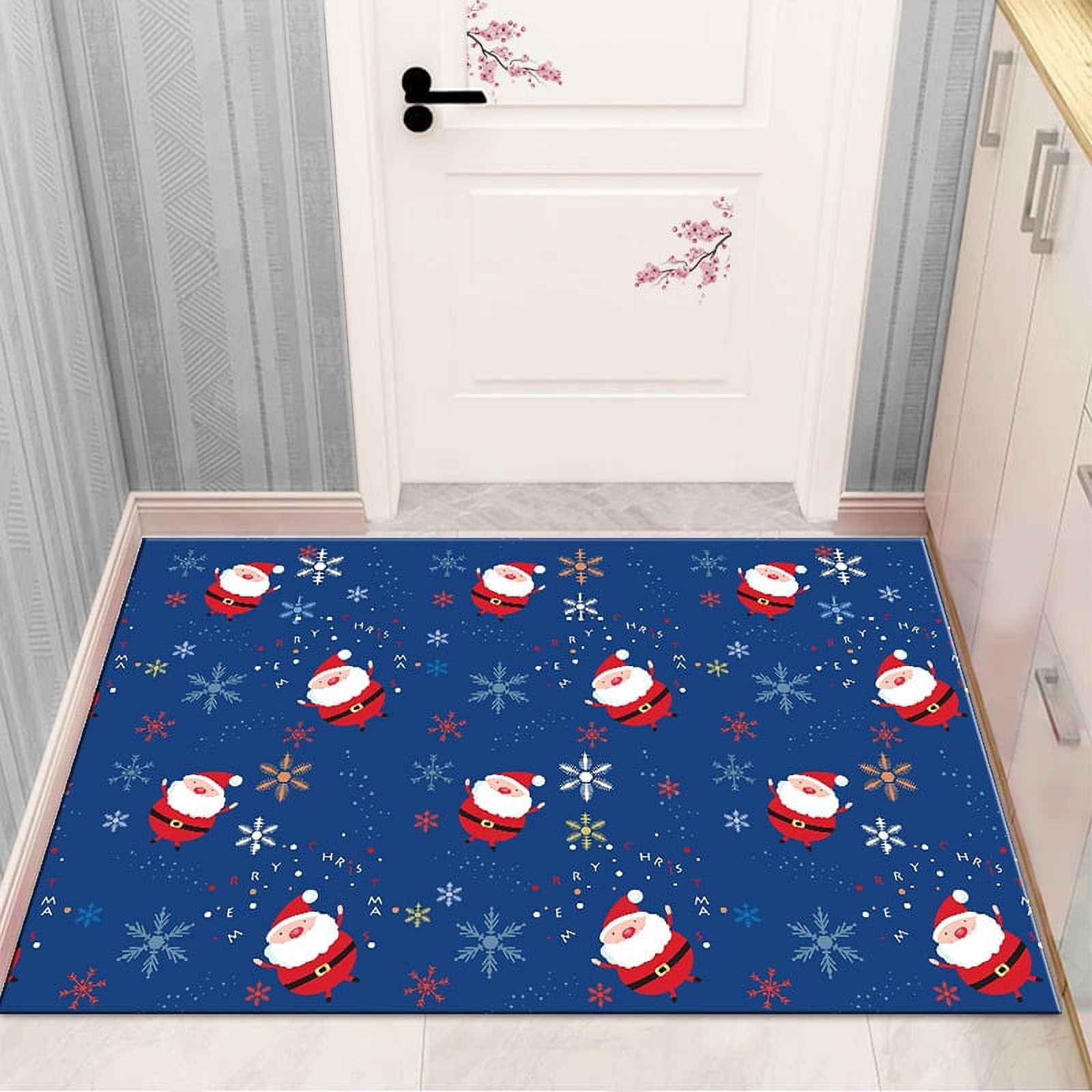 Christmas Rugs Christmas Mats Merry Christmas Decorative Holiday Rugs