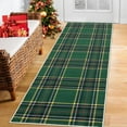 thumbnail image 1 of Christmas Runner Rug, Buffalo Plaid Washable Checkered Entryway Rug, Xmas Holiday Decor Front Porch Door Mat, Woven Cotton Area Rugs for Kitchen Patio Bathroom, 1 of 8