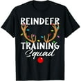 thumbnail image 1 of Christmas Running Reindeer Runner Training Squad Team Gifts T-Shirt, 1 of 3