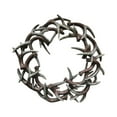 thumbnail image 1 of Christmas Rustic Farmhouse Antlers Wreath Staghorn Christmas Wreath Arrangement丨7.9X7.9 In, 1 of 9