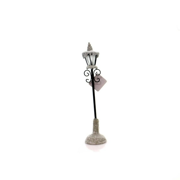 Christmas Snowcovered Street Light Plastic Battery Operated 36153 Small