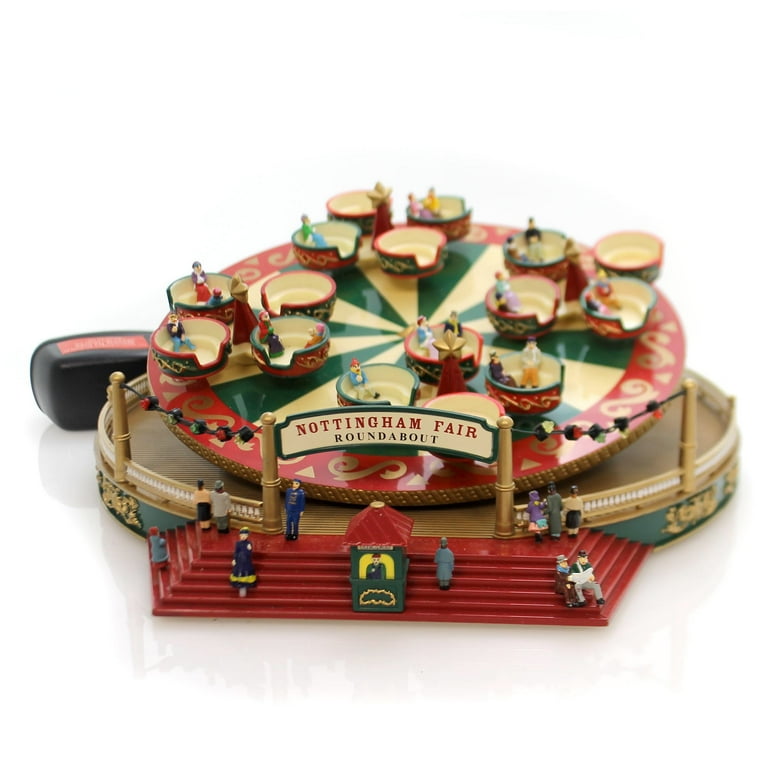 Christmas Spinning Tea Cups Plastic Mr Christmas Kiddie Ride