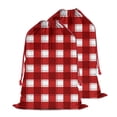 thumbnail image 1 of Christmas Sack – 28" X 20" Canvas Gift Bag with Drawstring, Full Print Polyester Santa Sack, Durable Reusable Xmas Gift Bag for Holiday, Party & Storage, 1 of 5