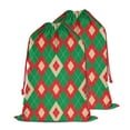 thumbnail image 1 of Christmas Sack – 28" X 20" Canvas Gift Bag with Drawstring, Full Print Polyester Santa Sack, Durable Reusable Xmas Gift Bag for Holiday, Party & Storage, 1 of 5
