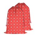 thumbnail image 1 of Christmas Sack – 28" X 20" Canvas Gift Bag with Drawstring, Full Print Polyester Santa Sack, Durable Reusable Xmas Gift Bag for Holiday, Party & Storage, 1 of 5