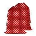 thumbnail image 1 of Christmas Sack – 28" X 20" Canvas Gift Bag with Drawstring, Full Print Polyester Santa Sack, Durable Reusable Xmas Gift Bag for Holiday, Party & Storage, 1 of 5