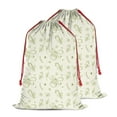 thumbnail image 1 of Christmas Sack – 28" X 20" Canvas Gift Bag with Drawstring, Full Print Polyester Santa Sack, Durable Reusable Xmas Gift Bag for Holiday, Party & Storage, 1 of 5