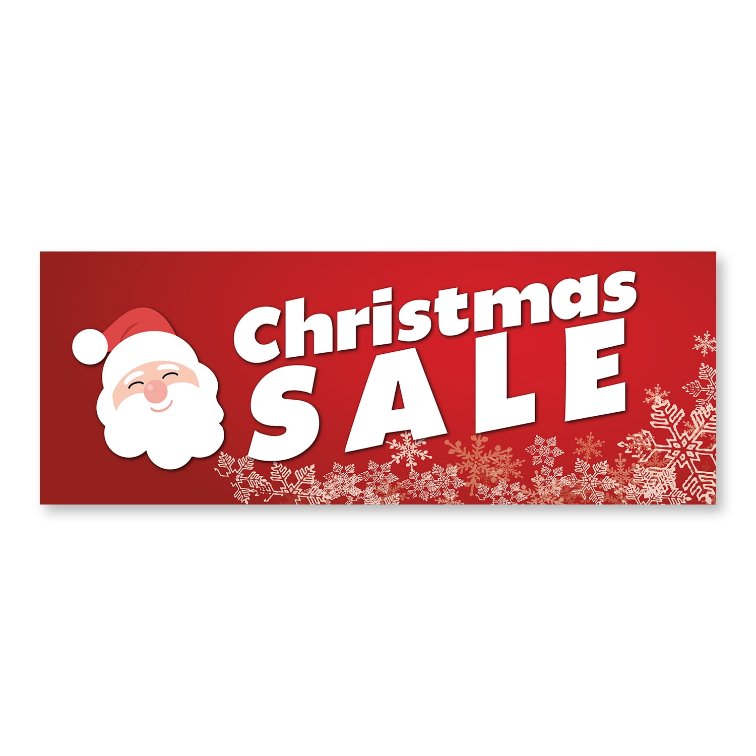 Christmas Sale 12" x 4.5" Decal Advertise Your Business All Weather