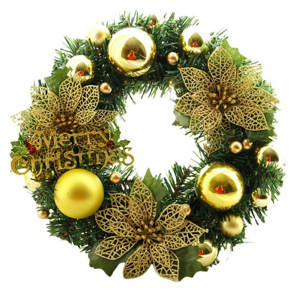 Christmas Sale! 30cm Garland Arrangement Christmas Ornament Elegant Red Christmas Wreath Front Door Wreaths Party Hanging Garland