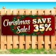 thumbnail image 1 of Christmas Sale Save 35% Red Customizable 13 oz Banner Heavy-Duty Vinyl Single-Sided With Metal Grommets, 1 of 4
