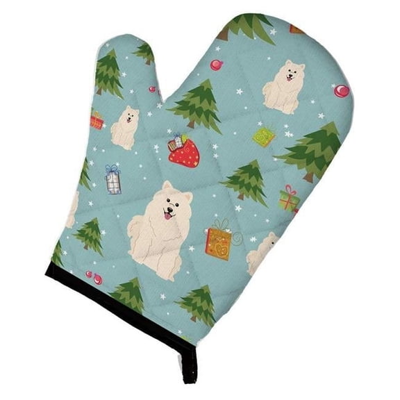 Christmas Samoyed Oven Mitt