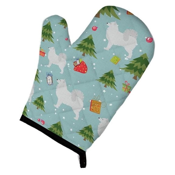 Christmas Samoyed Oven Mitt