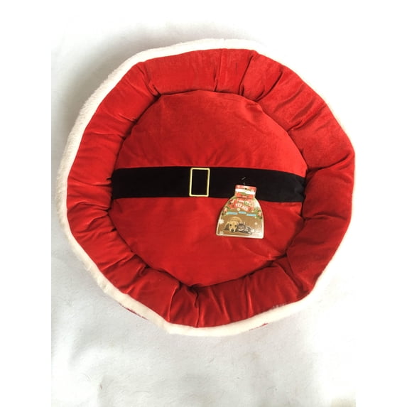 Christmas Santa Belt Pet Bed