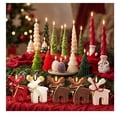 thumbnail image 1 of Christmas Santa Claus Candles Scented Wax Figurine Clean Burning & Hand Poured for Table Centerpiece Christmas Decor by MPOISVA, 1 of 8